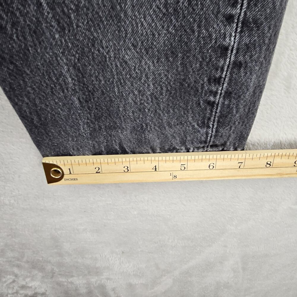 Levi's 541 Black Jeans Men's 33x29 Athletic Taper Fit Stretch Whiskers Grunge - Picture 11 of 13